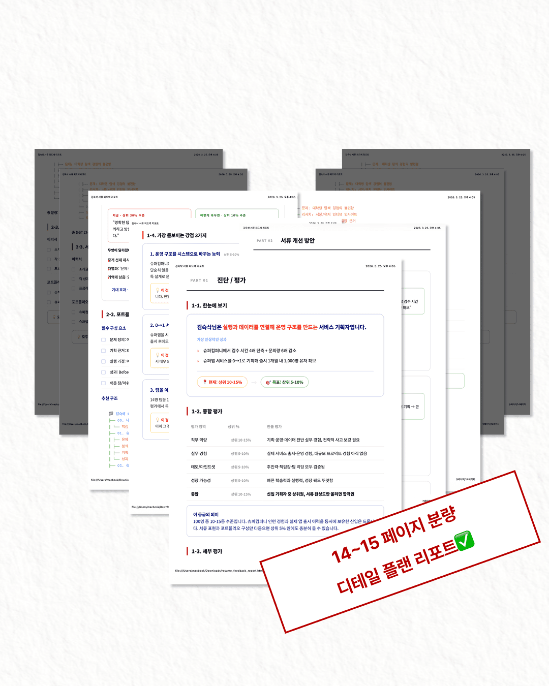 Detail Report Mockup