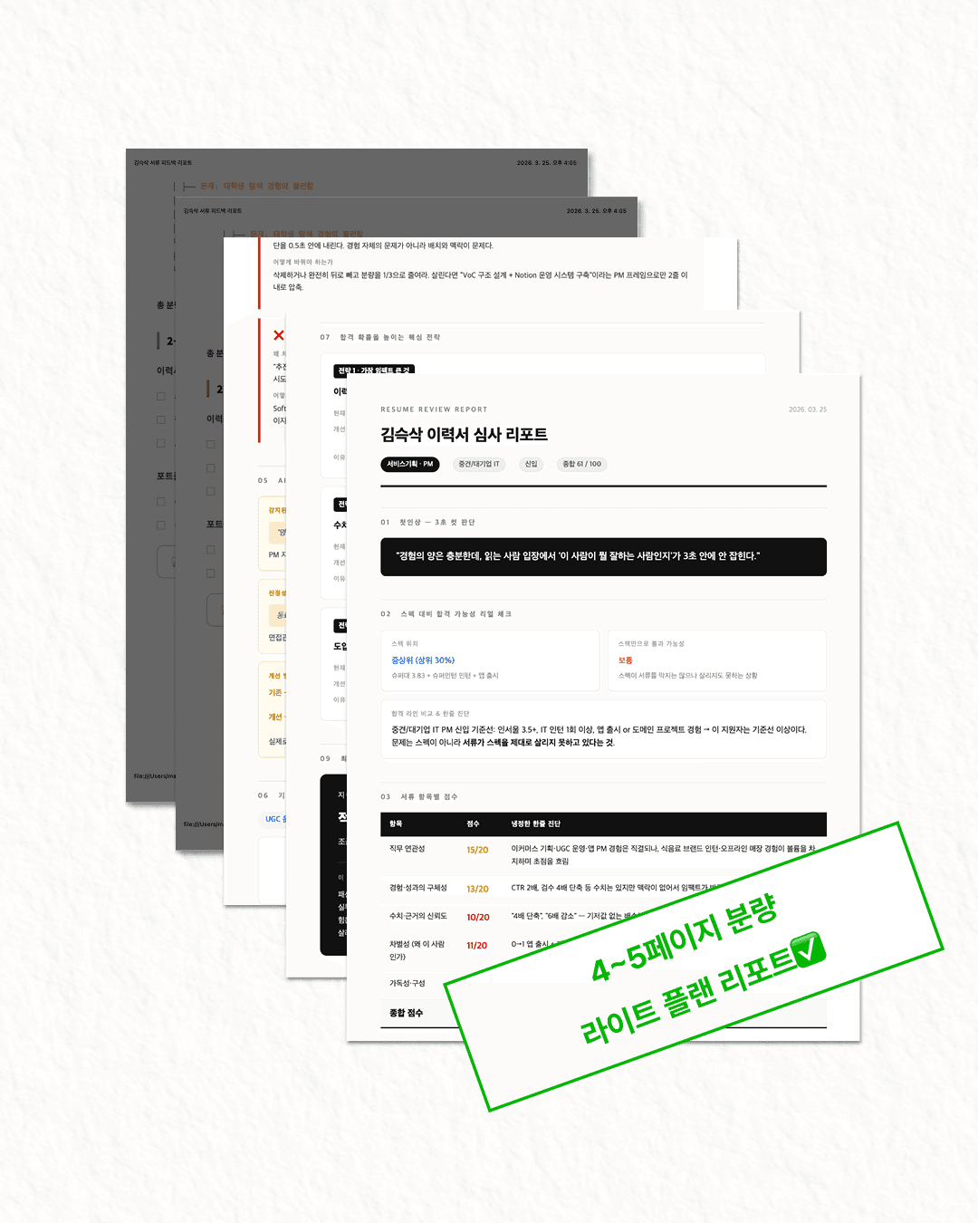 Light Report Mockup